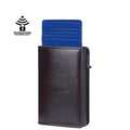 New PU Leather RFID Protected Automatic Pop up BankCreditBusinessID Card Holder Casecard Wallets Purse for Women & Men