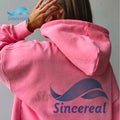 Custom 3D Puff Print Oversized Hoodie Women Heavyweight Cotton French Terry Y2K Streetwear Sweatshirt No Drawstring Hoodie