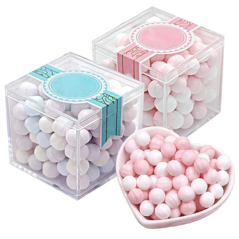 clear Candy Display Box Acrylic With Lid/ New Style Supermarket clear Acrylic Food Box  for Wedding/ Party/ Birthday Etc
