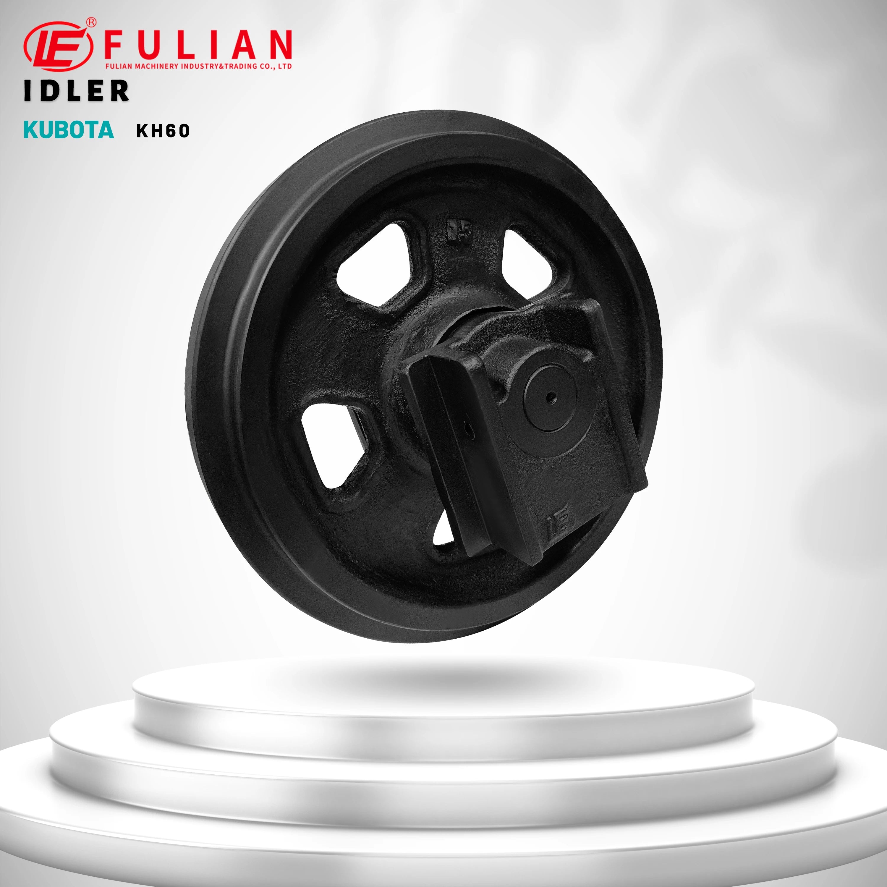 KH60 Mini Excavator Undercarriage Replacement Parts Front Idler for Kubota Digger