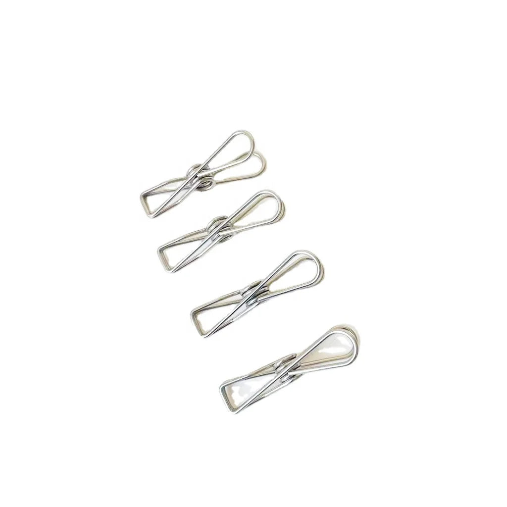 High Quality 316 Marine Grade Stainless Steel Pegs Factory Price for Clothes Drying Clothing Shoes Food Storage with Bag