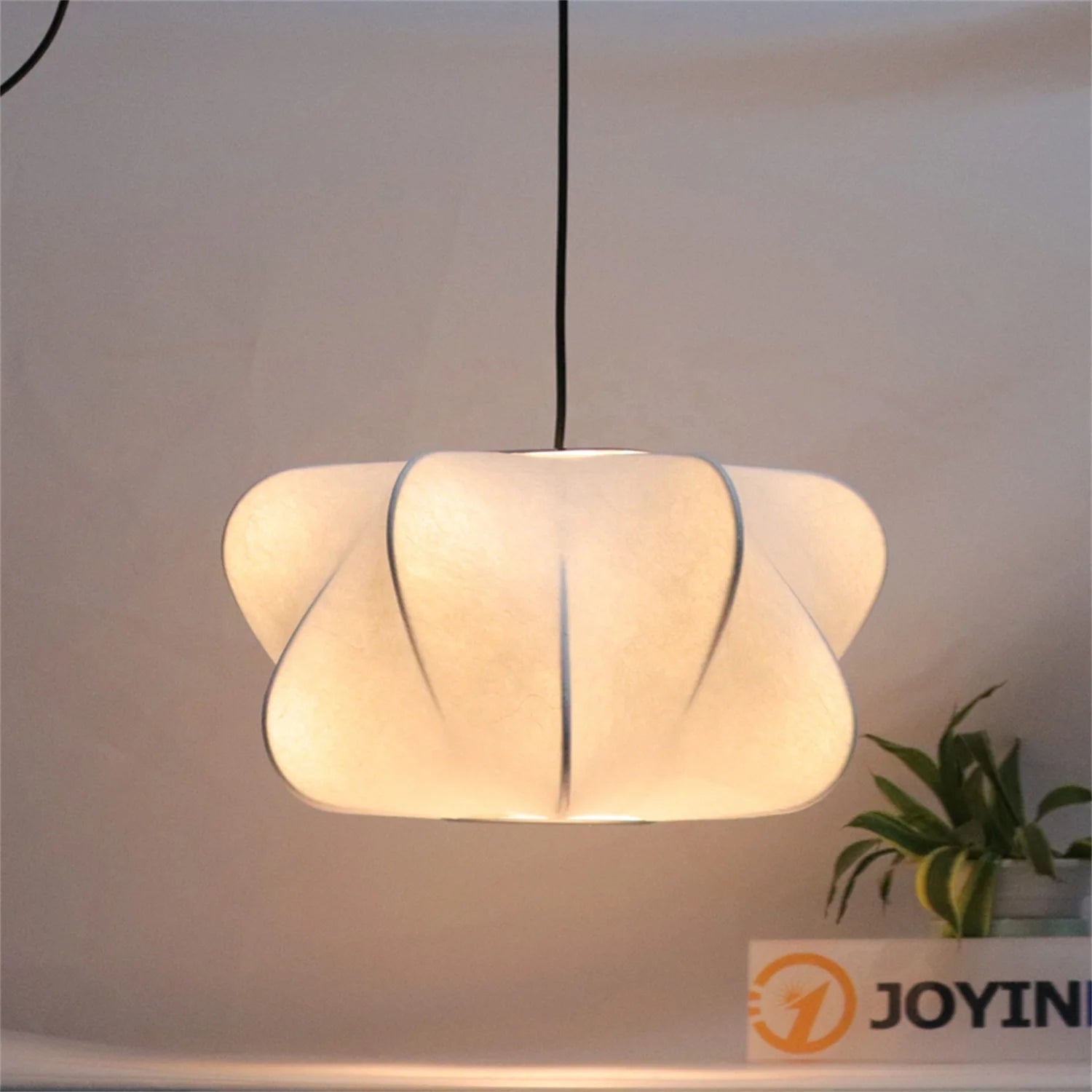 Modern Creative Antique Wabi-sabi Style Chandelier Hotel Dining Room Led Living Room Bedroom Suspension Study Silk Lamps