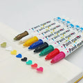 8 Colors Acrylic Marker Pen Set Paint Pens Marker with Medium Tip Permanent Acrylic Paint Pens for Rock Painting
