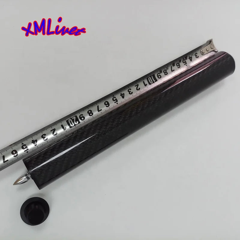Xmlivet 10inch Optional Carbon Bullet Joint Billiards Cue Extension for Uni-Loc/fast Joint/mezz Pool Cue Extenders