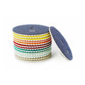 New Product Ideas From China Manufacturer White Flexible Resin Wet Polishing Pad Hex Set for Marble and Granite Buffing Pads