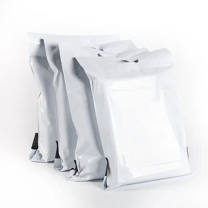 GDCX DIY Matte Plastic Envelope Poly Mailers Shipping Bag With Handle Airwaybill Poly Mailer With Handel Logo Packaging Bags