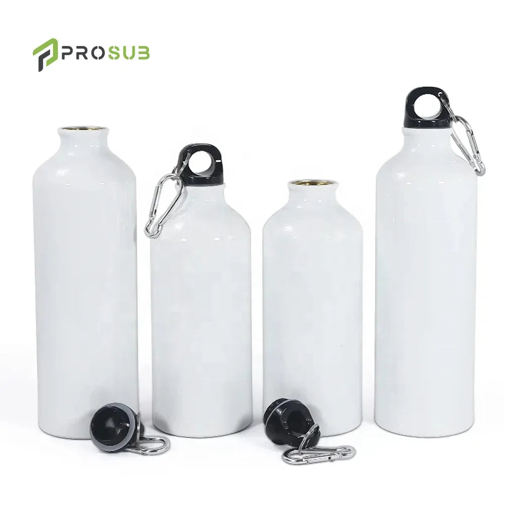 Prosub 400ml 500ml 600ml Sublimation Aluminum Water Bottle Blanks Printing Custom Logo Sports Sublimation Water Bottles
