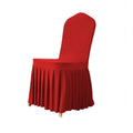 18 Colors Elastic Spandex Polyester Chair Slipcover for Wedding Banquet Hotel Chairs Eco-Friendly Universal Chair Cover