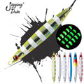JiggingDuke 100g 120g 150g Electroplate Deep Sea Fishing Metal Jigs Lure Speed Fast Sinking Slow Jigging Tuna Lure