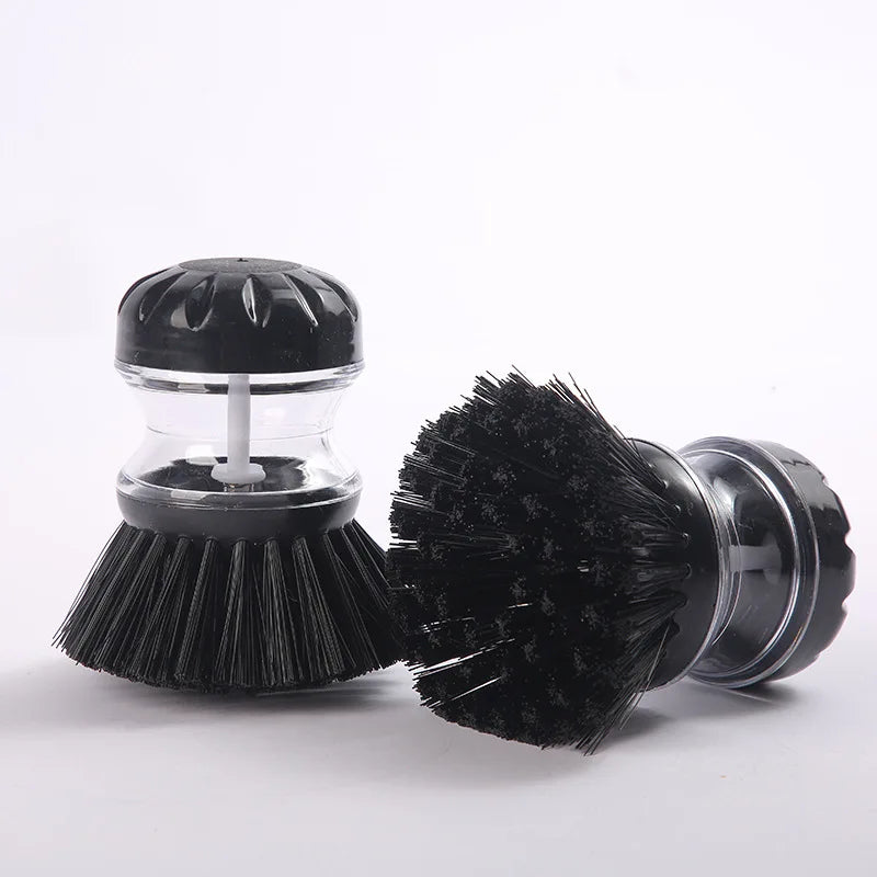 Wholesale Eco-friendly PP Material Mini Household Kitchen Cleaning Brushes Soft Bristle Waterproof Durable PC Handle Dish Soap