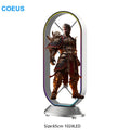 COEUS 65cm 1024LED 1x3 Splicing Advertising Fan Led 3d Hologram Projector Adverting Fan 3D Led Fan Display Holographic Desktop