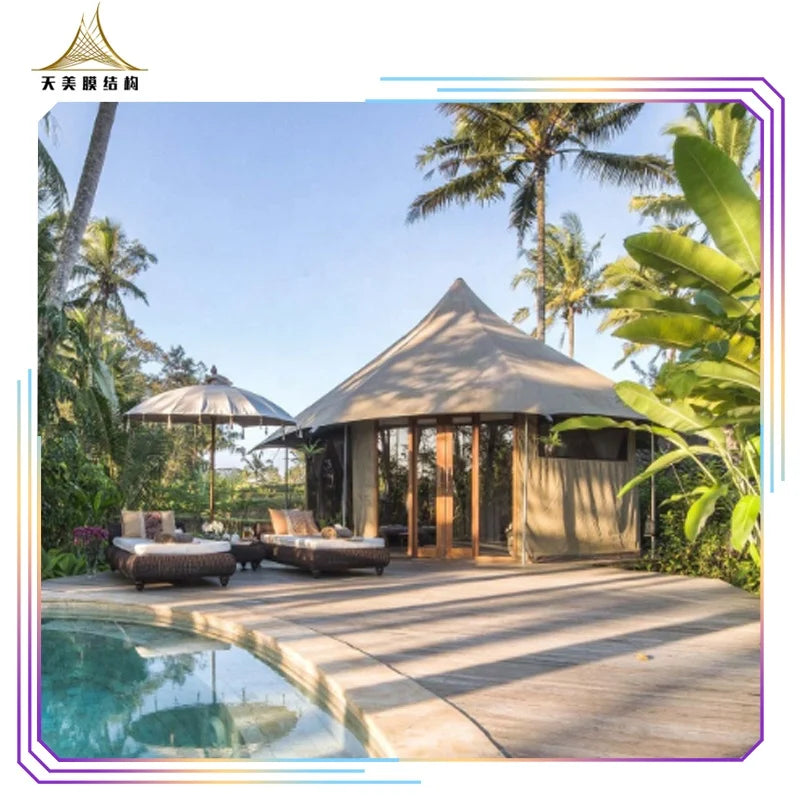 Eco Glamping Tent Pods Hotel Resort Luxury Camping House Safari Tente