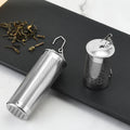 New Design Stainless Steel Tea Strainer Coffee Herb Spice Filter Tea Infuser Squeezer Locking Spoon Tea Ball