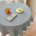 Wholesale Modern Waterproof Oilproof 130*130cm Polyester/Linen/Cotton Blend Tablecloths French Ins Style Japanese Blanket Coffee