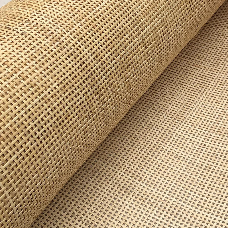Natural Rattan Square Cane Webbing Pvc Rattan Webbing From a Grade Quality Cane Webbing for Furniture
