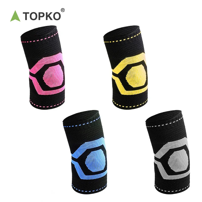TOPKO  in Stock High-quality Nylon Safety Comfortable Elbow Pads Fitness Elastic Elbow Pad