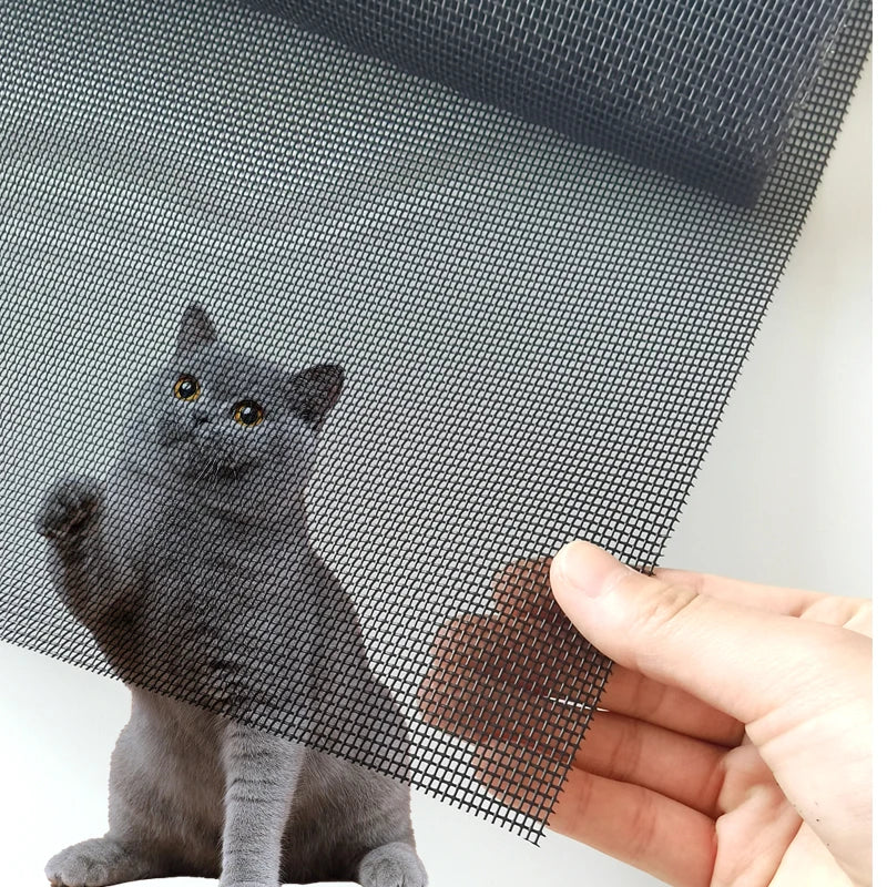 High Strength PVC Coated Polyester Pet Screen Mesh Modern Design Cat Paw Resistant Home Screen Factory Outlet for Pets