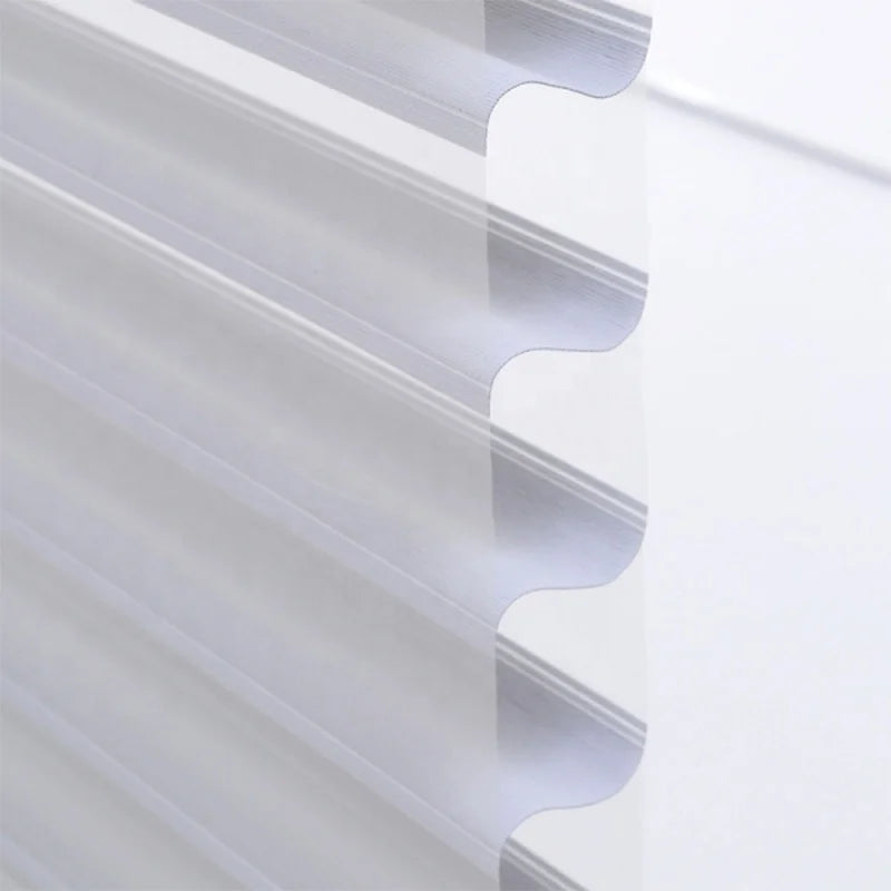 Dooya Motor Zigbee Wifi Motorized Shangri-la Blackout Light Filtering Silhouette Roller Blinds Shades