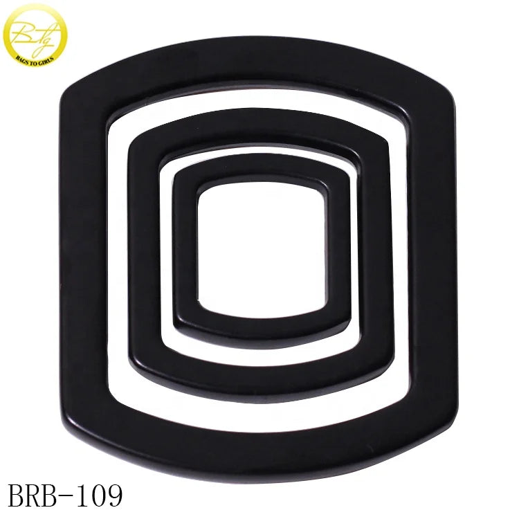 Luxury Vintage Handbags Hardware with Adjustable Safety Buckles Factory-Made Different Belt Rings Loop Buckle Designs