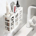 Home  Sink Water Faucet Shelf Bathroom Sink Drain Rack Container Basket Wall Hanging Hair Tools Storage Box Makeup Storage Shelf