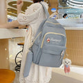 New Trendy Ins Style Female Korean Style College Style Custom School Backpack Bags for Teenagers