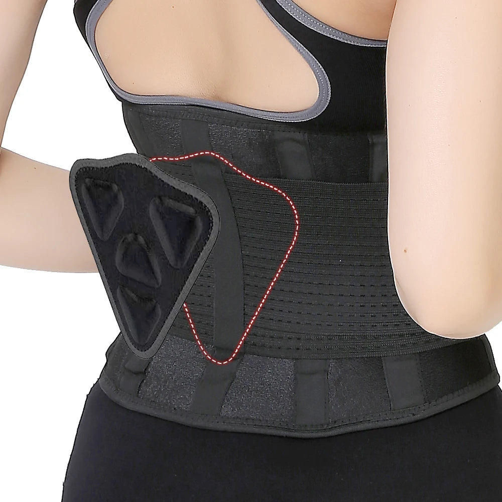 Back Brace Neoprene Breathable Material Body Slimming Waist Trainer Sweat Bands Waist Trimmer Belt Waist Support