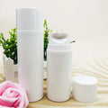 15ml 30ml 50ml 100ml 120ml Round White Airless Pump Bottle Eco-friendly Airless Packaging Cosmetic for Serum Lotion Cream
