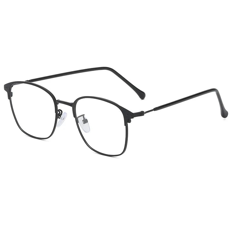 2024 Unisex Classic Square Metal Photochromic Anti-Blue Light Glasses