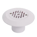 HOTOOK Swimming Pool Fitting White Plastic Outlet Fitting for Vinyl Adjustable Water Inlet and Outlet for Concrete Pool