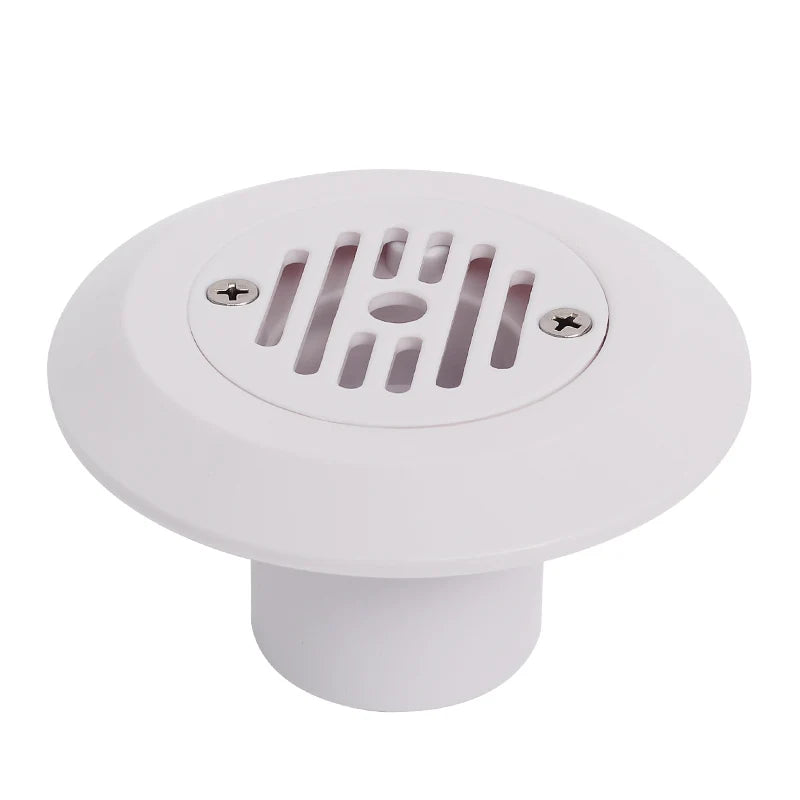 HOTOOK Swimming Pool Fitting White Plastic Outlet Fitting for Vinyl Adjustable Water Inlet and Outlet for Concrete Pool