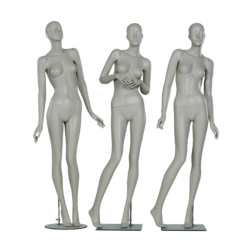 New Design Fashion Full Body Tte Mannequins En Cheveux Showroom Mannequin Women Clothing Transparent Body Torso Mannequin