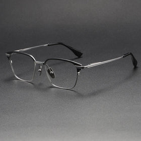 DTX-152 Korean Retro Round Titanium Frame Glasses Optical Eyeglasses Frames