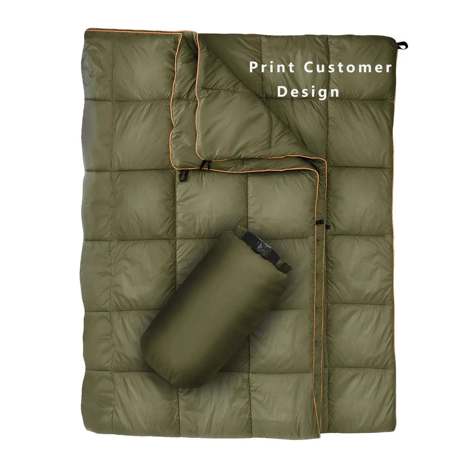 Wholesale Down Camping Blanket Outdoor Camping Blanket Camping Blanket Waterproof Fold Portable Moisture-Proof Pad Custom Logo