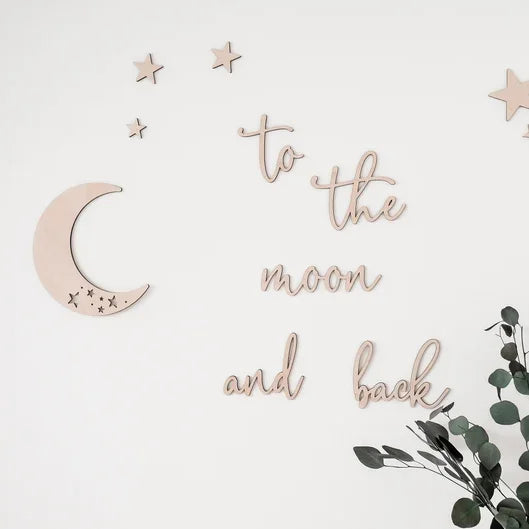 Wall Decoration Children's Room Wooden Lettering for Home Decoration Gift for Birth