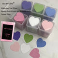200Pcs New Private Label Nail Art Eyelash Glue Remove Wipes Custom Heart Cotton Nail Wipes