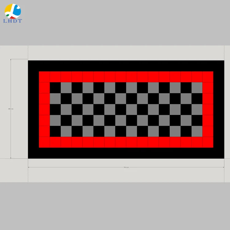 Plastic PP  Interlocking Garage Floor  Mats Grate for Mobile Garage and Garage Parking Mats