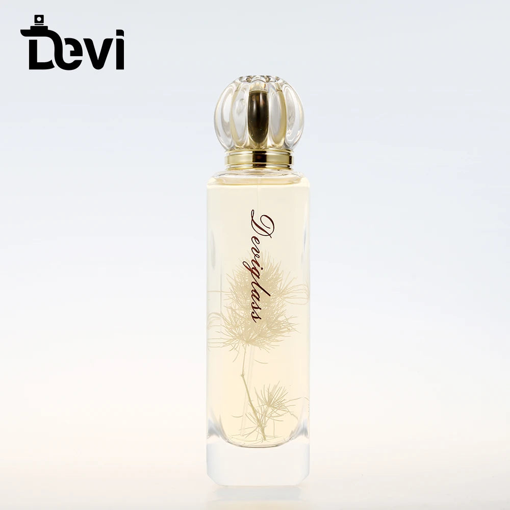 Devi Wholesale 100 ml Luxury Empty Container Perfume Glass Bottle for Perfume