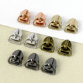Meetee KY2063 5# Luggage Hardware Accessories DIY Handmade Replaceable Zip Slider for Nylon Zipper Alloy Rose Gold Zipper Puller
