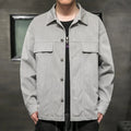 Corduroy Workwear Fall Lapel Men'S Jacket Casual Loose Clothes