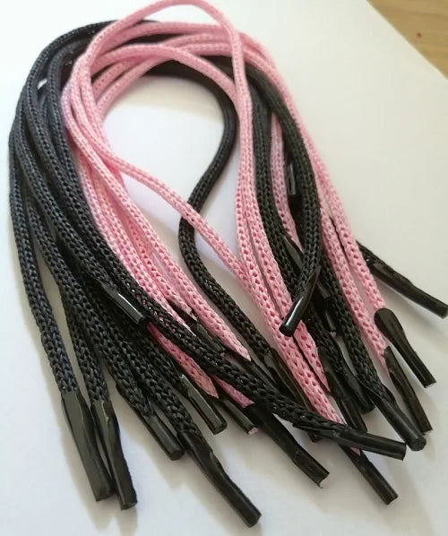 Biodegradable Eco-friendly Knitted Paper Rope Handles with Tips for Paper Shopping Bags