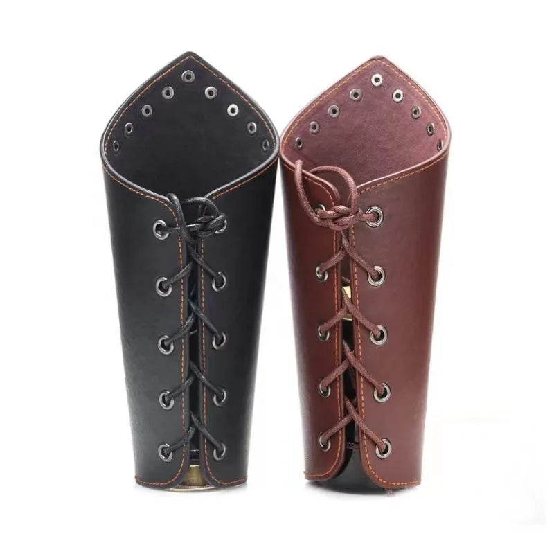 European New Arrival Punk Wide Leather Bracelet Personalized Leather Adjustable Strap Wrist Bracelet for Men
