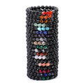 Natural Stone Lava Stone With Faceted Beads Bracelet Tiger Eye Natural Stone Bracelet Wholesale
