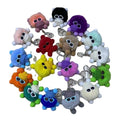 Cute Fluffy Plush Keychain Toys Soft Pom Pom Keychains Kawaii Fur Ball Plush Doll for Kids Bag Backpack Pendant Decor Key Chains