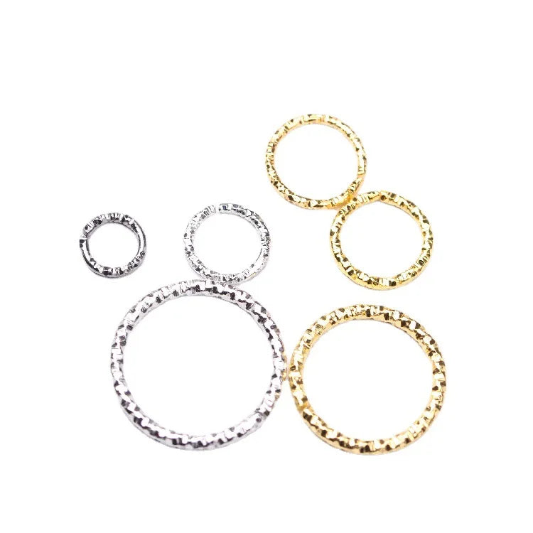 100pcs/lot Round Jump Good Quality Rings Twisted Open Split Rings Connector for Creating Jewelry Makings Findings Supplies DIY