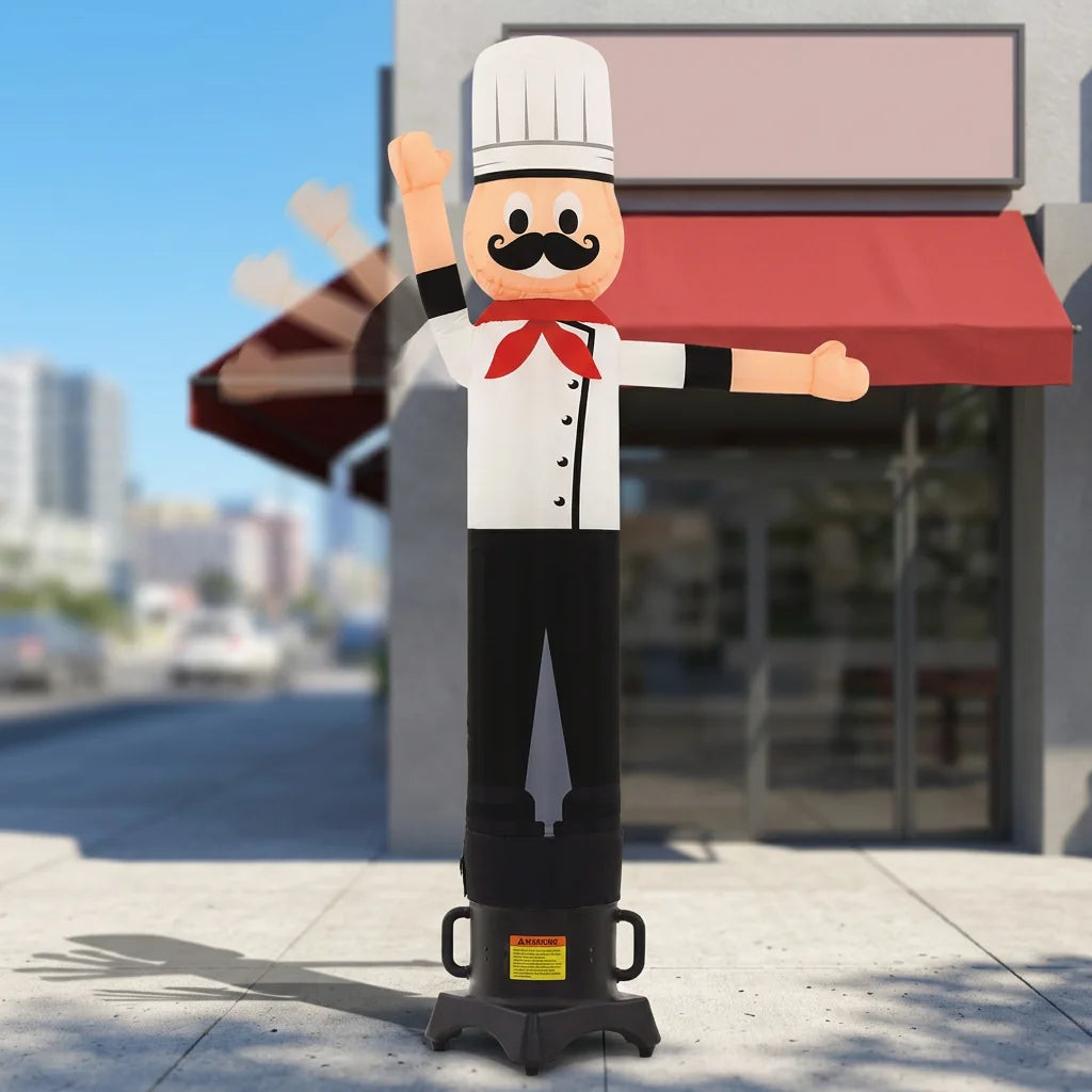 AIRFUN Arab Restaurant Cook Balloon Welcome Mascot Inflatable Chef