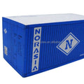 Factory Price Blue Container Shape Memo Cube with Wooden Pallet Brand Promotion Gift