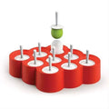 Mini DIY Chocolate Mould with Ice Creatm Molds Silicone Ice Lolly Popsicle Mould With 9 Stickers