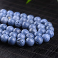 Natural Blue Coral Round Loose Beads for Jewelry Making Diy Bracelet Necklace
