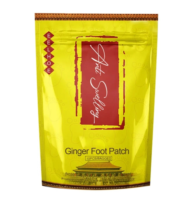 Eelhoe Natural Anti-Swelling Detox Foot Patches with Ginger PP Material Toxins Remover