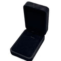 Black Velvet Necklace Box 51*60*45mm Customized Logo and Color with Paper Sleeve